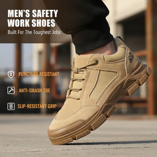 🖤Black Friday Offer: 50% OFF🔥Men's Puncture-Proof Safety Work Shoes